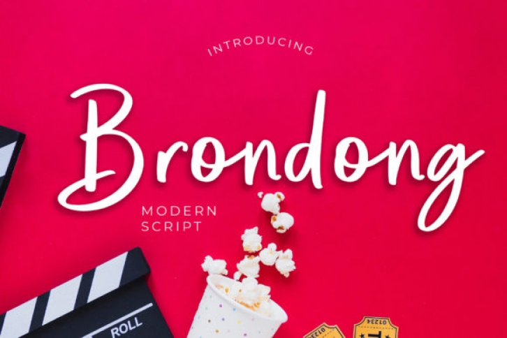 Brondong Font Download