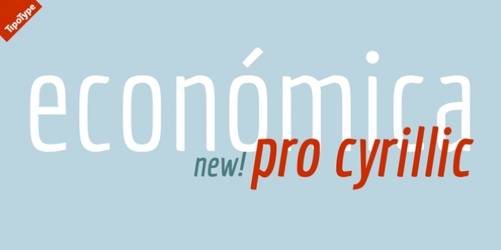 Economica Cyrillic PRO Font Download