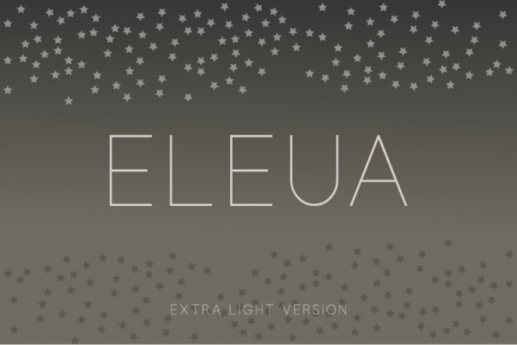 Eleua Extra Light Font Download