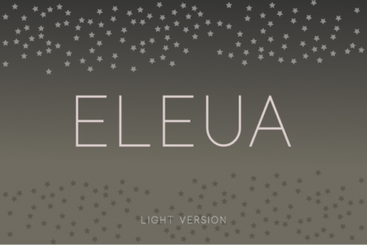 Eleua Light Font Download