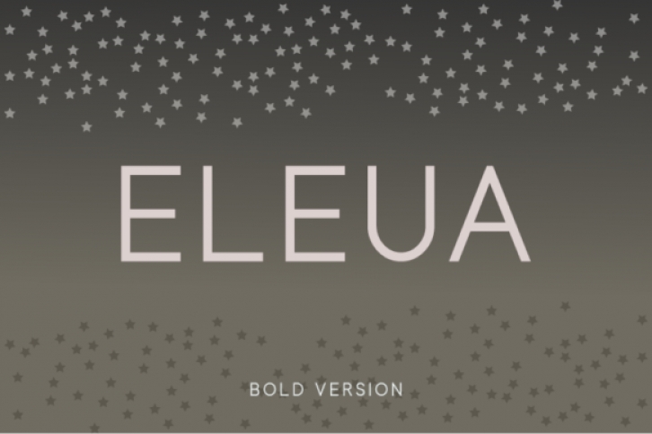 Eleua Bold Font Download