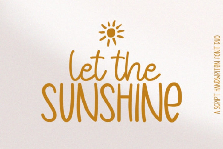 Let the Sunshine Font Download