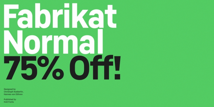 Fabrikat Normal Font Download