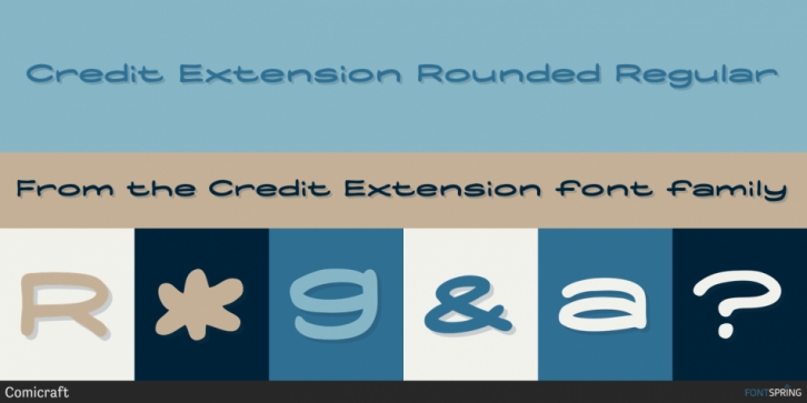 Credit Extension Font Download