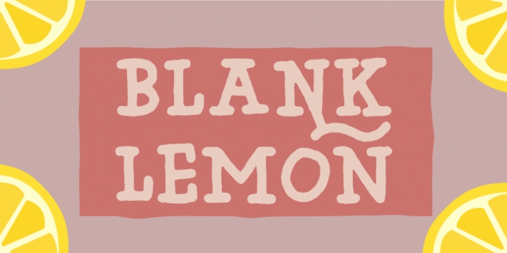 Blank Lemon Font Download