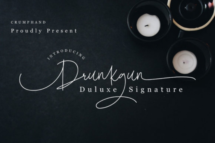 Drunkgun Script Font Download