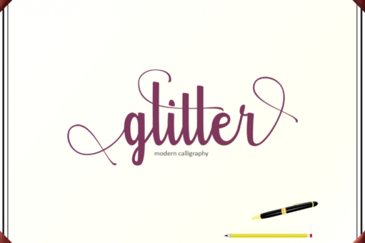 Glitter Font Download