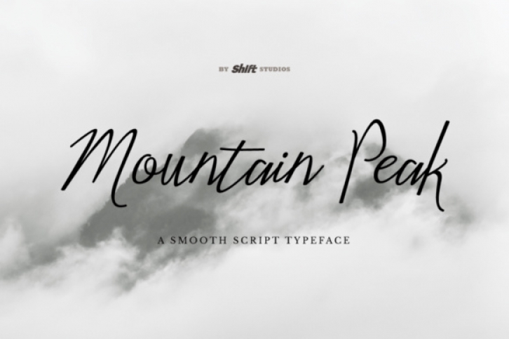 Mountain Peak Font Download