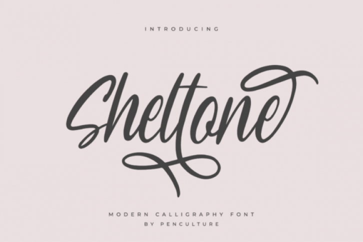 Sheltone Font Download