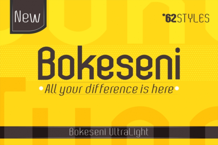 Bokeseni UltraLight Font Download