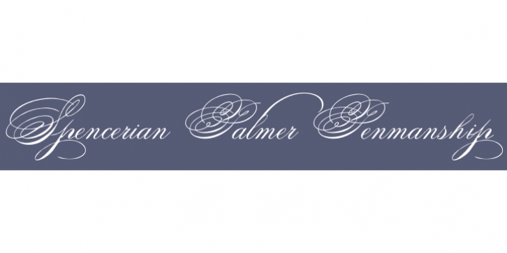 Spencerian Palmer Penmanship Pro Font Download
