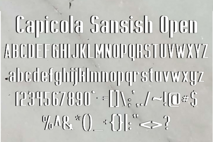 Capicola Sansish Open Font Download