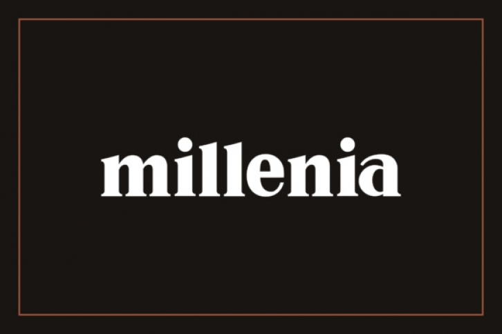 Millenia Font Download