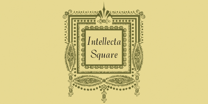 Intellecta Square Font Download