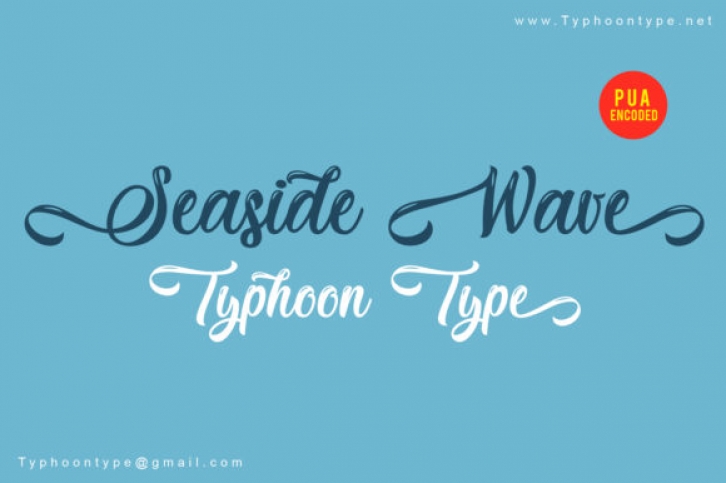 Seaside Wave Font Download