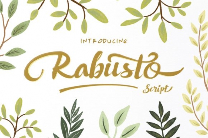 Rabusto Script Font Download