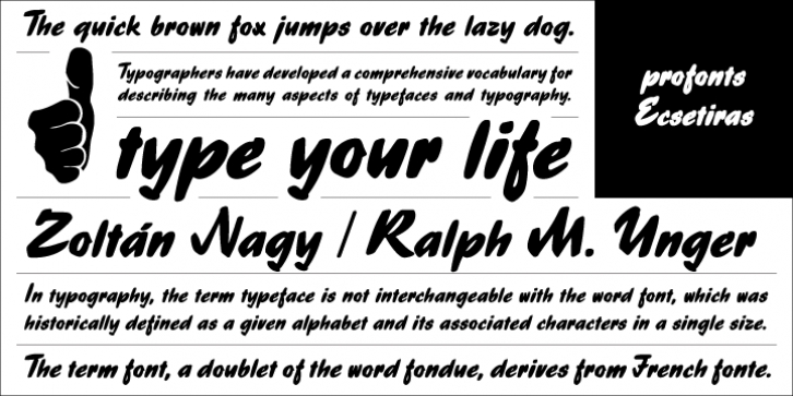 Ecsetiras Font Download