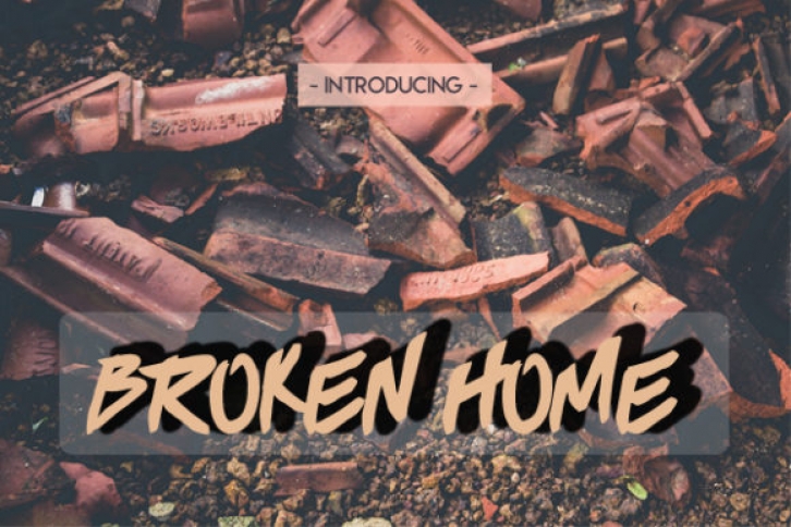 Broken Home Font Download