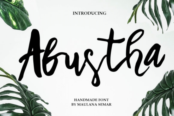 Abustha Font Download