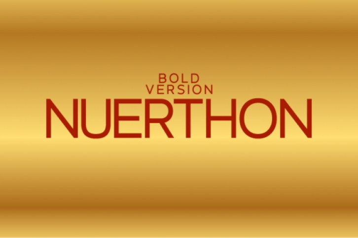 Nuerthon Bold Font Download