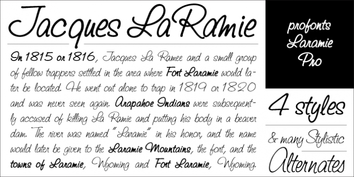 Laramie Pro Font Download