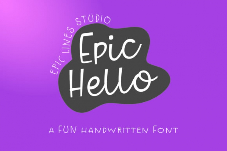 Epic Hello Font Download