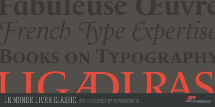 Le Monde Livre Classic Std Font Download