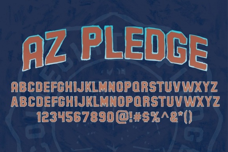 AZ Pledge Font Download