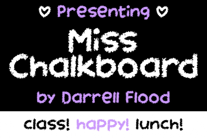 Miss Chalkboard Font Download