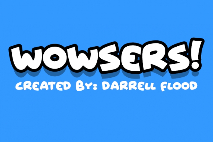 Wowsers Font Download