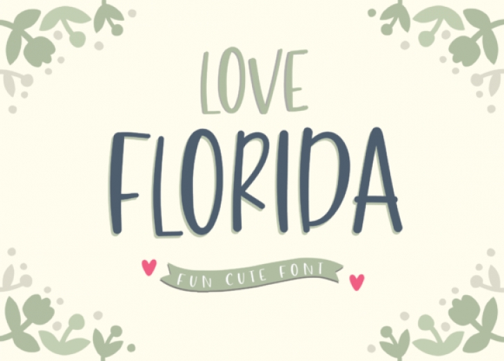 Love Florida Font Download