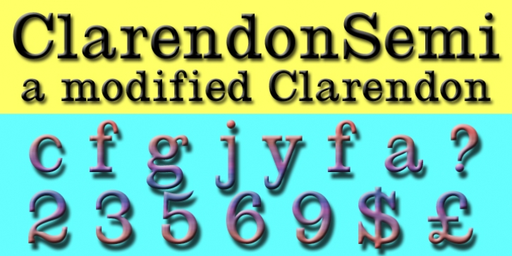 Clarendon Semi Font Download
