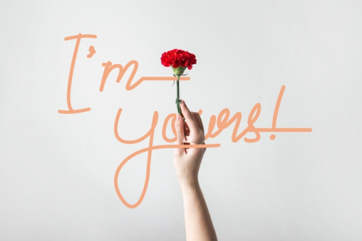 I'm yours! Font Download