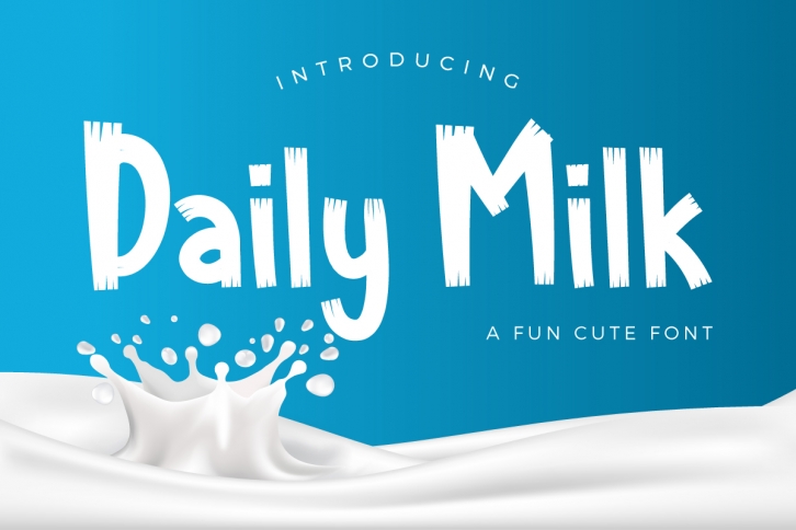 Daily Milk Font Download
