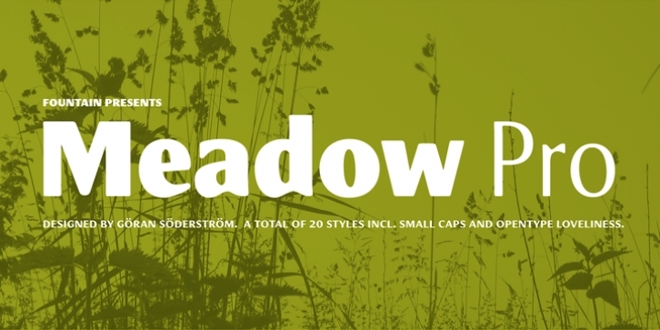 Meadow Pro Font Download