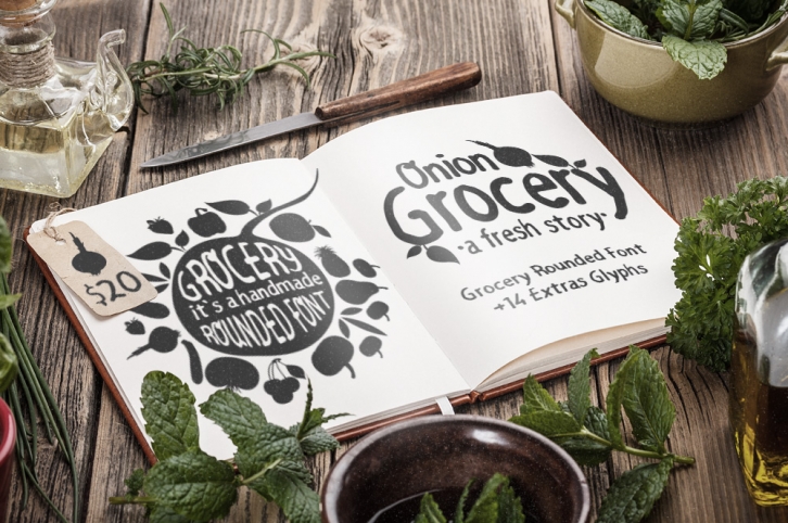 Grocery Rounded Font Download