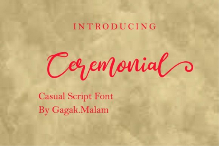 Ceremonial Font Download