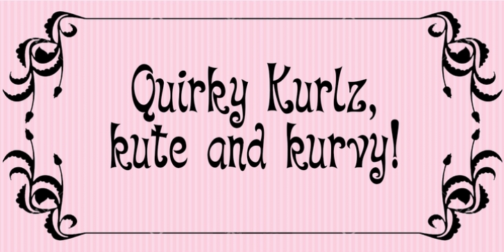 Quirky Kurlz Font Download