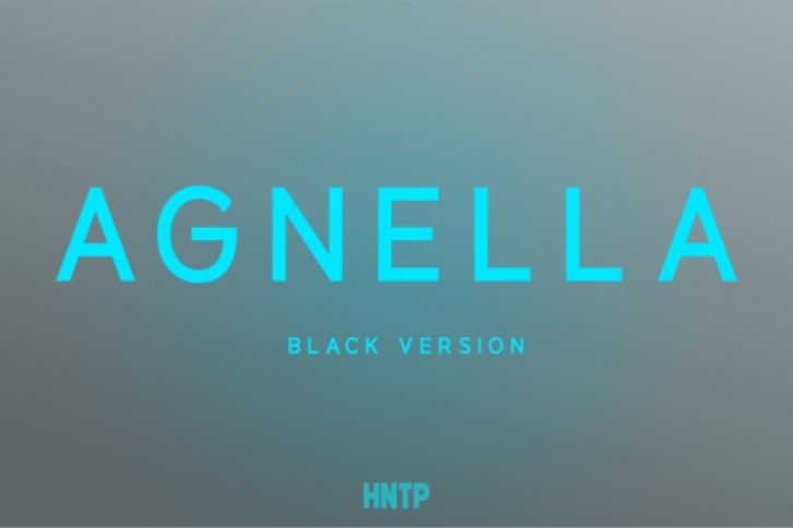 Agnella Black Font Download