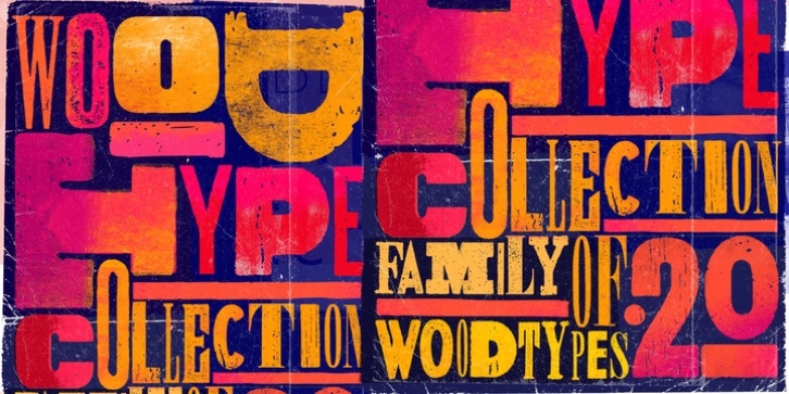 Wood Type Collection Font Download