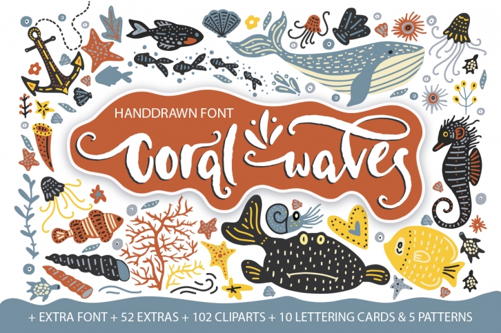 Coral Waves Font Download