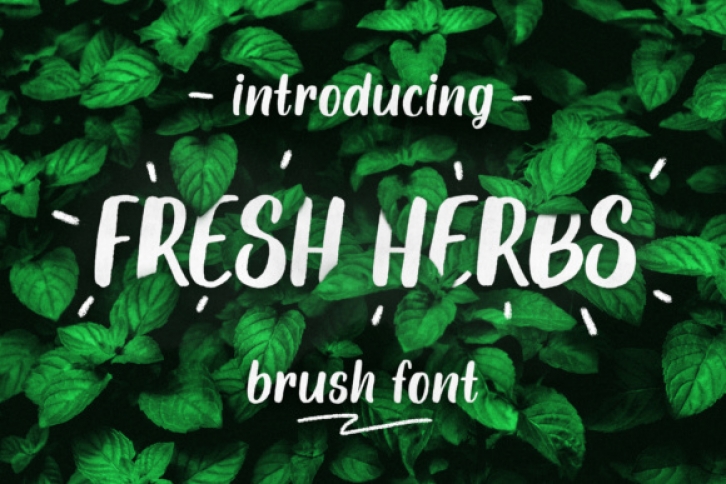 Fresh Herbs Font Download