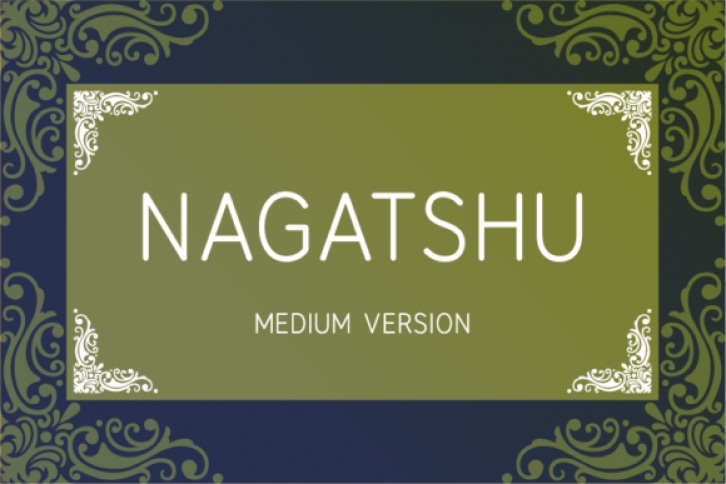 Nagatshu Medium Font Download