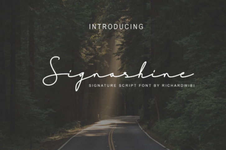 Signashine Font Download