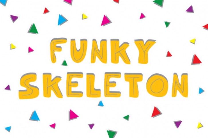 Funky Skeleton Font Download