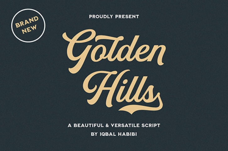 Golden Hills Font Download