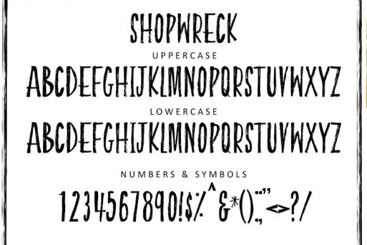 Shopwreck Font Download