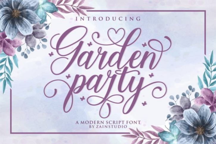 Garden Party Font Download