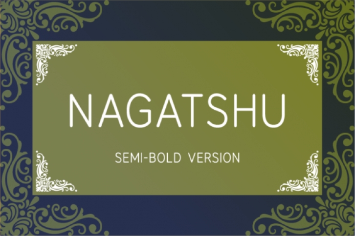 Nagatshu Semi-Bold Font Download