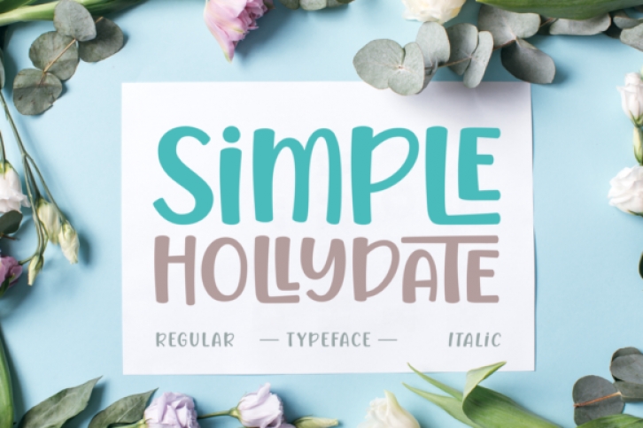 Simple Hollydate Font Download